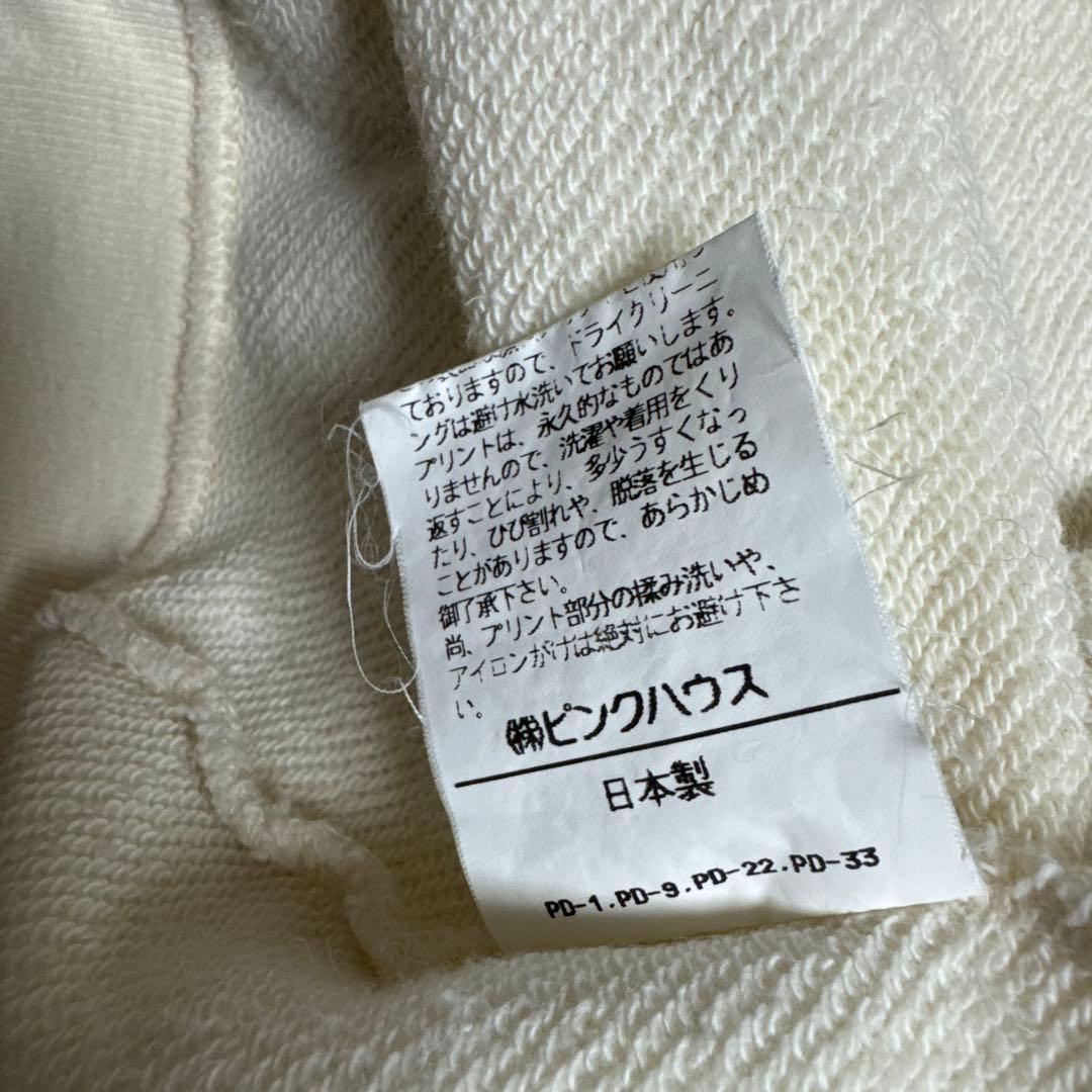 ピンクハウス　ジップホワイトパーカー　Lサイズ 貴重　レア　美品