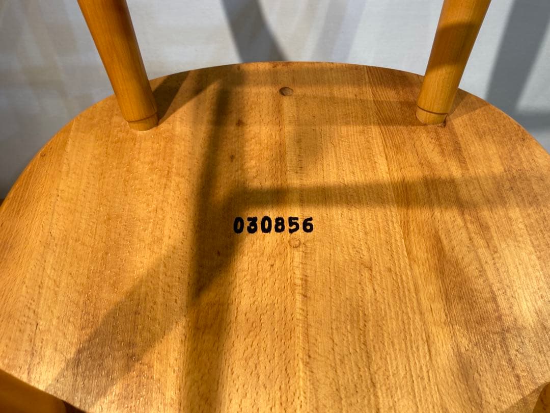 画像83枚 キツツキ ダイニングチェア リペア有 ナチュラル 昭和56年 アーム