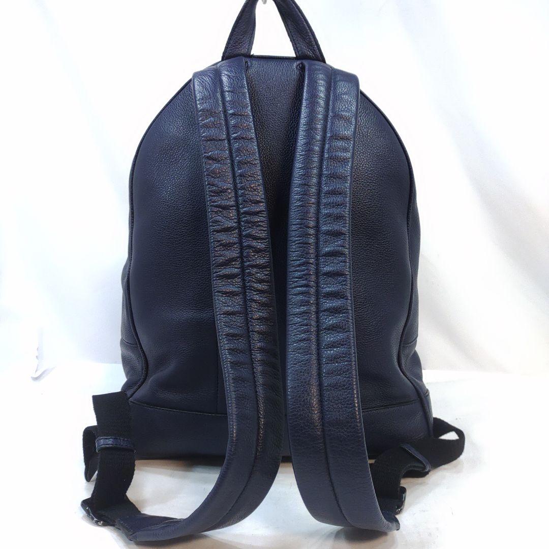 バリー リュックサック バックパック レザー A4可 トレスポ ネイビー