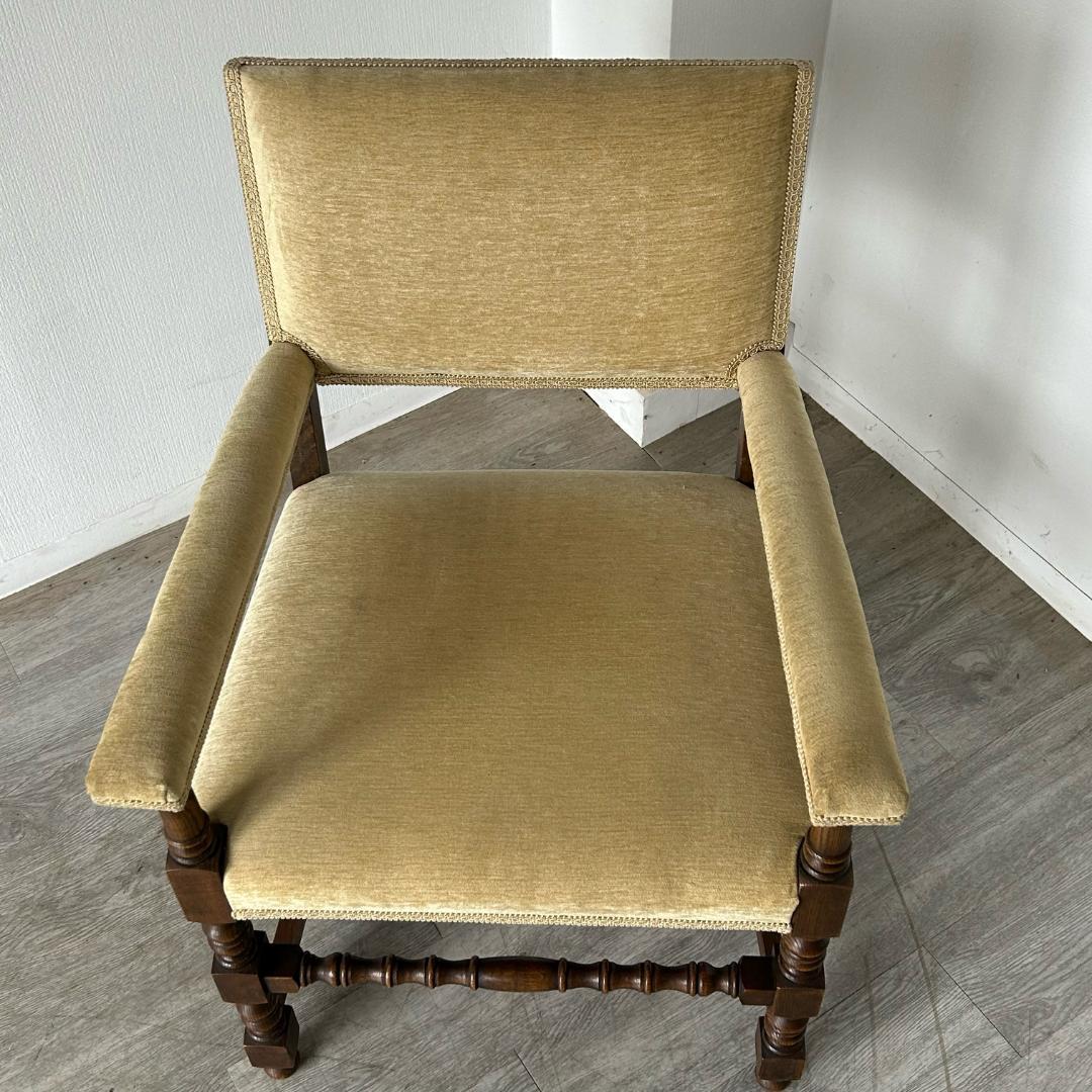 イギリス アンティーク 家具 アーム チェア 1930年頃 椅子 573A