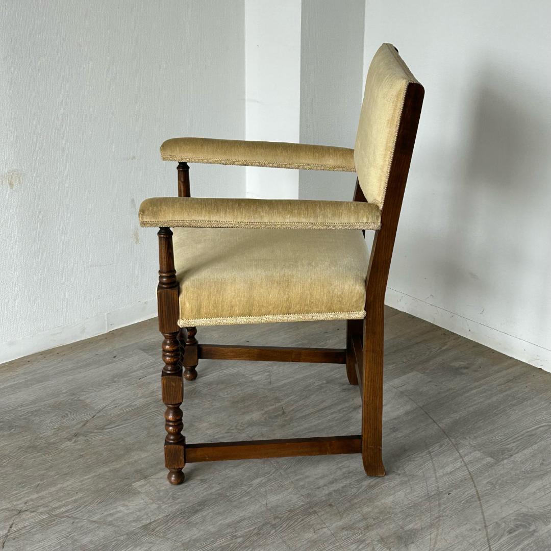 イギリス アンティーク 家具 アーム チェア 1930年頃 椅子 573A