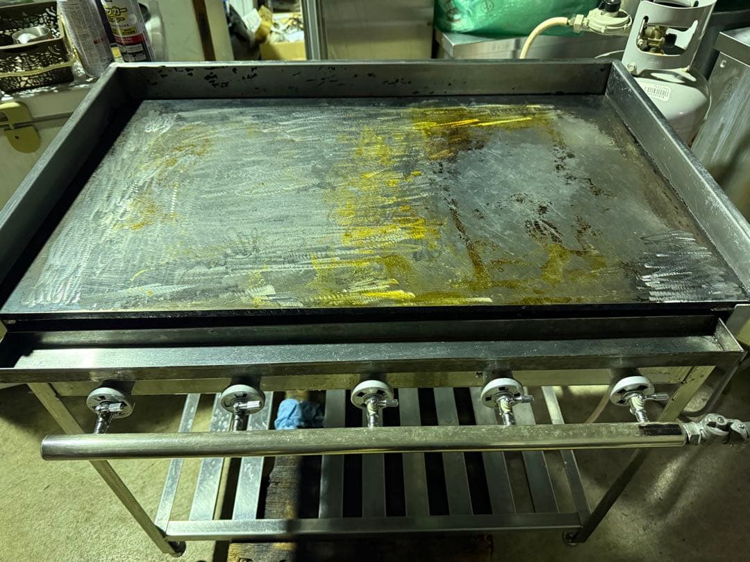 鉄板焼き器　プロパンガス　幅900mm