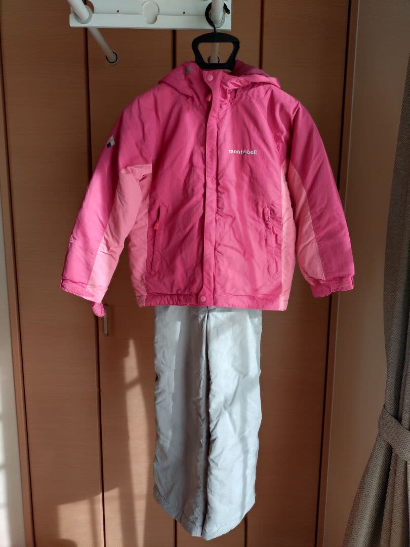 モンベル　キッズ　130 スキーウェアセット