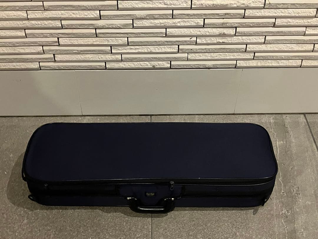 タイムセール★スーパーライト　バイオリン　紺色　ケース　長方形