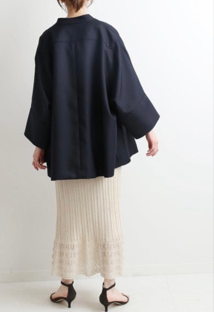 美品IENA ツイル ショートコート ジャケット　F