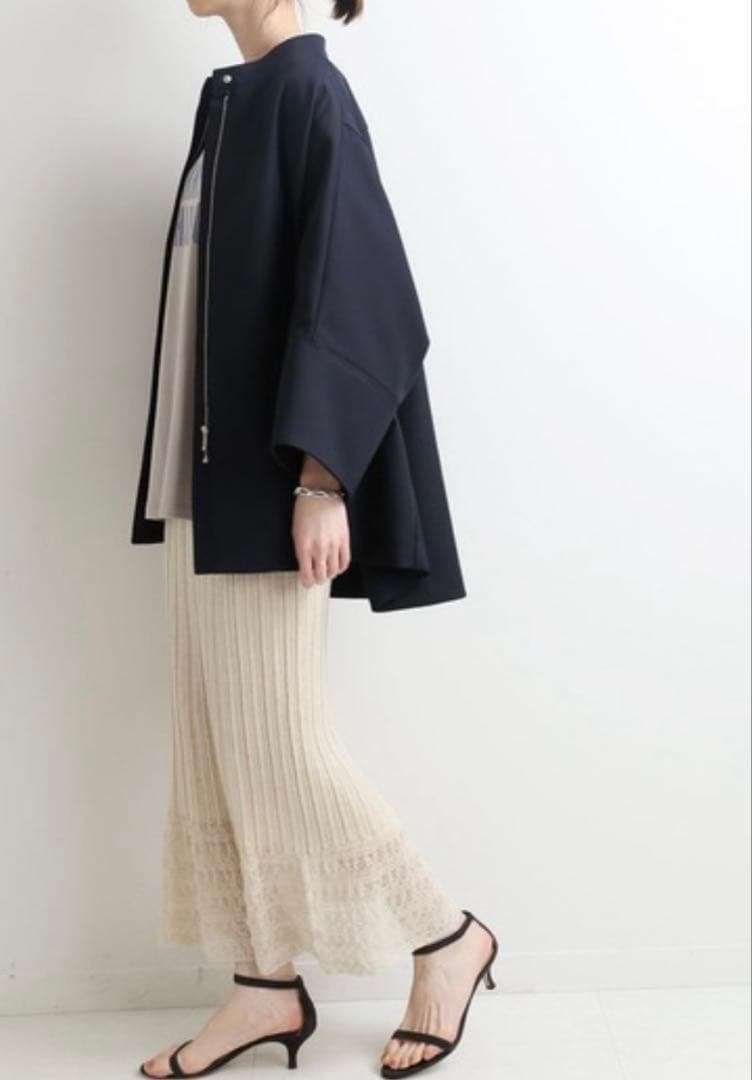 美品IENA ツイル ショートコート ジャケット　F