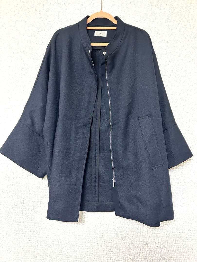 美品IENA ツイル ショートコート ジャケット　F
