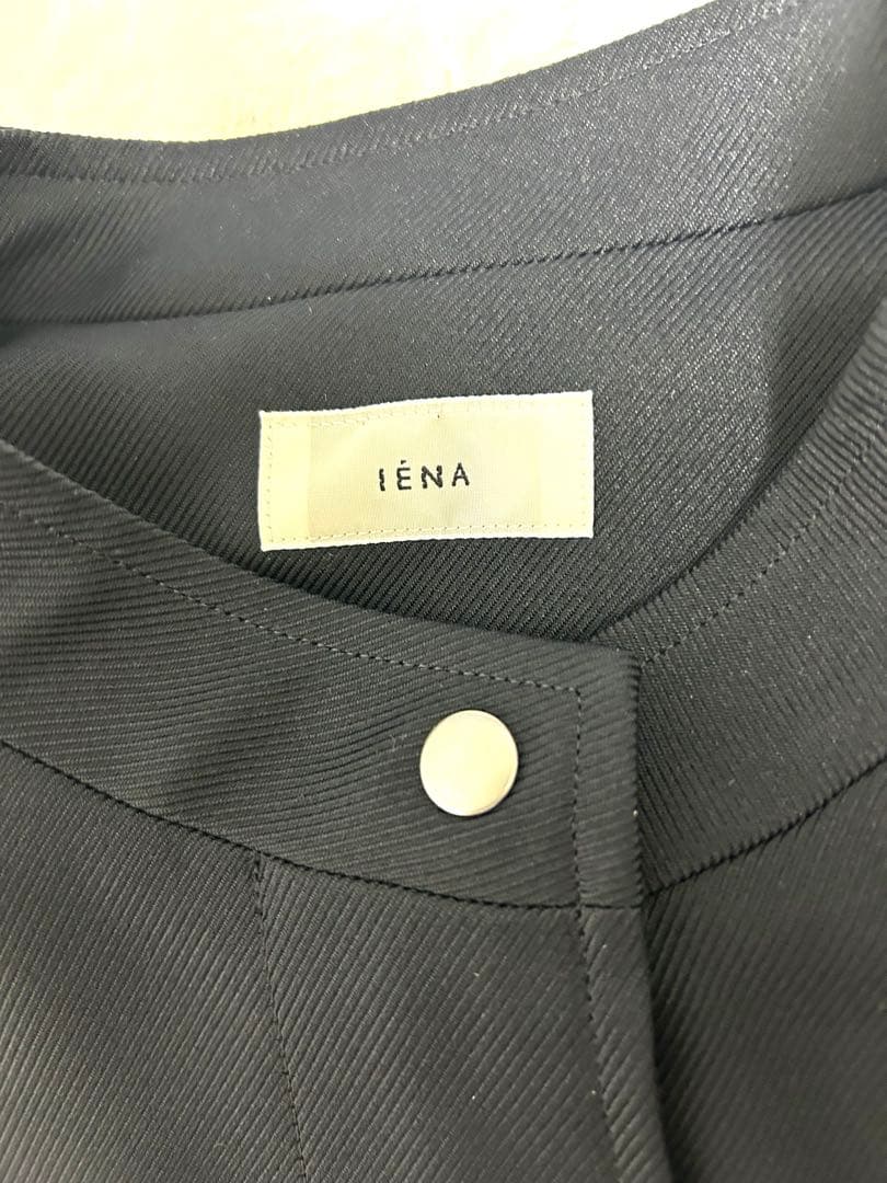 美品IENA ツイル ショートコート ジャケット　F