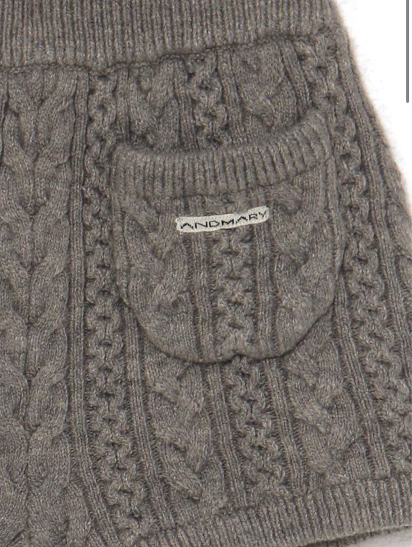 Mary knit pants andmary gray アンドマリー
