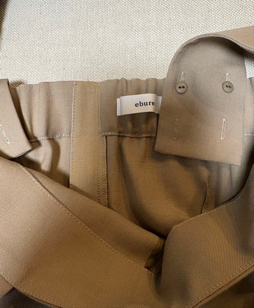 ebure ハイカウントドライウール ワンピース サロペット