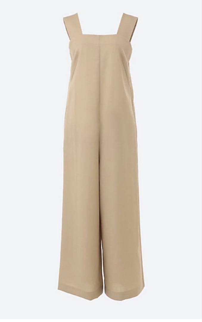 ebure ハイカウントドライウール ワンピース サロペット