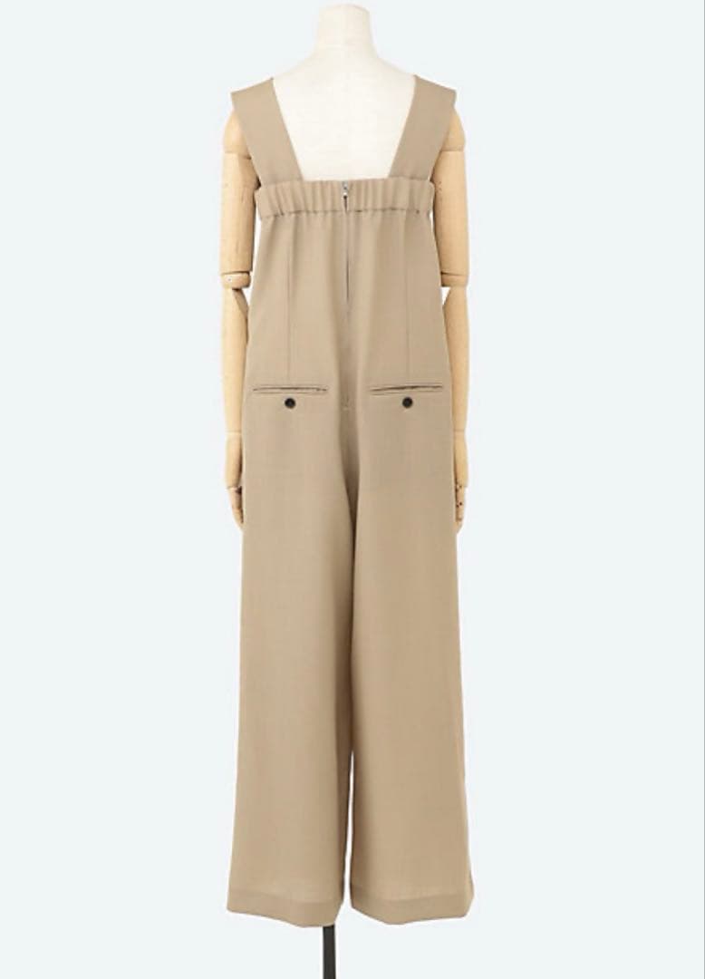 ebure ハイカウントドライウール ワンピース サロペット