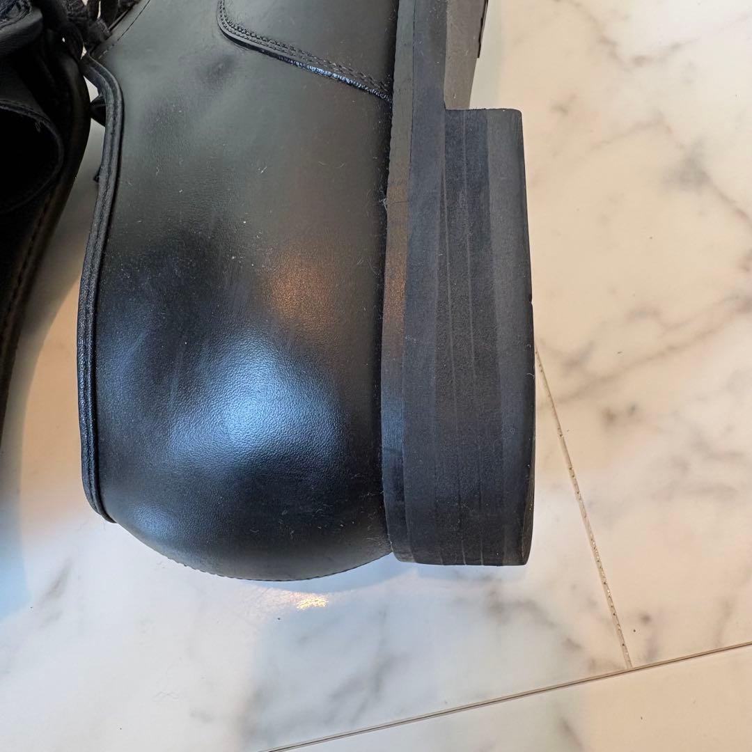 美品　レインシューズ　防水 友二郎 三陽山長　27.5cm 9.5 ビジネス革靴