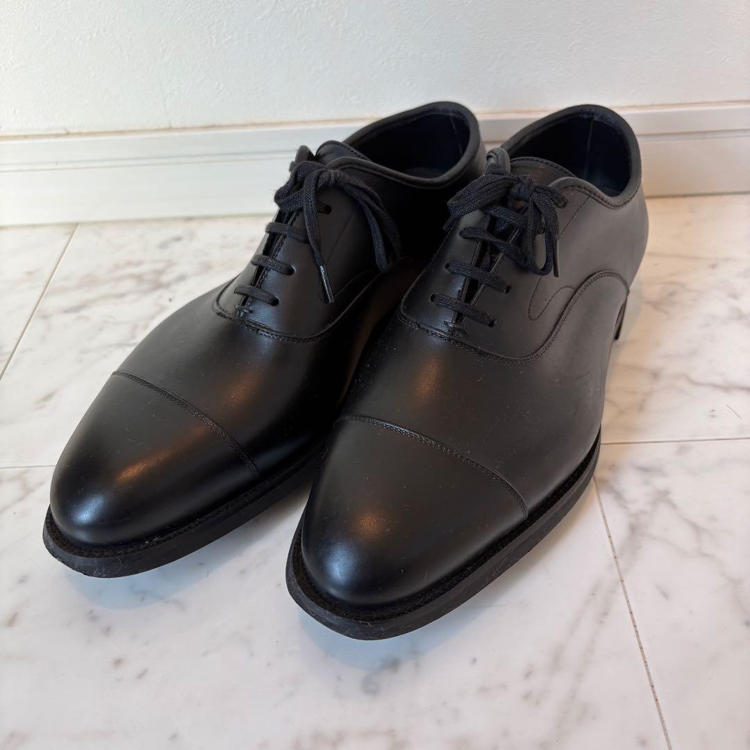 美品　レインシューズ　防水 友二郎 三陽山長　27.5cm 9.5 ビジネス革靴
