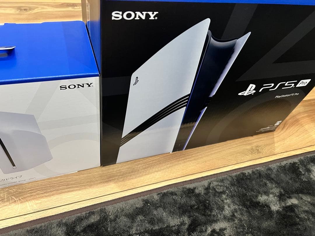 ps5pro本体とディスクドライブ