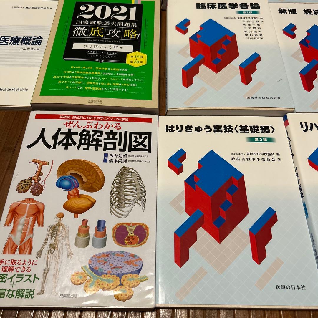 訪問看護ガイド・人体解剖図・医学書 鍼灸教科書
