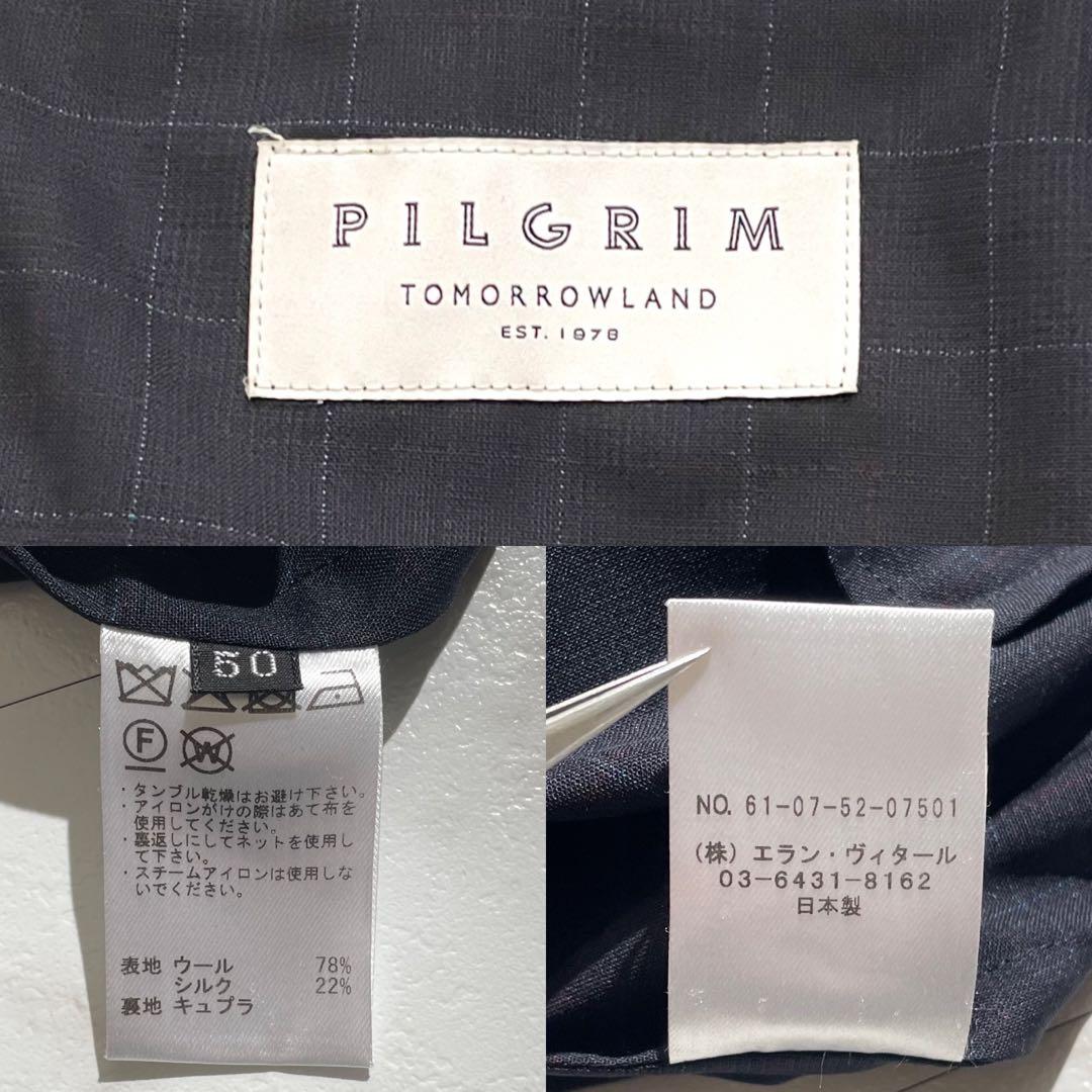 【極美品✨25ss】トゥモローランド ピルグリム ウールシルク ダブルジャケット
