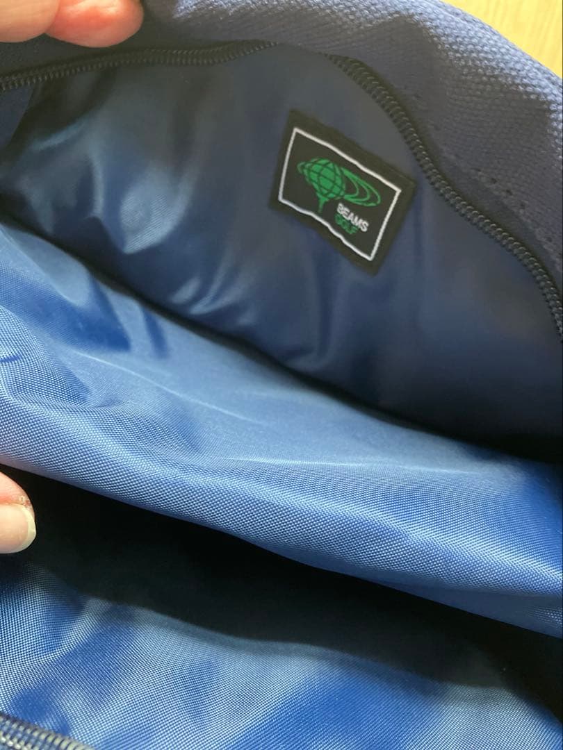BEAMS GOLF ゴルフボール　バック　ネイビー・グリーン