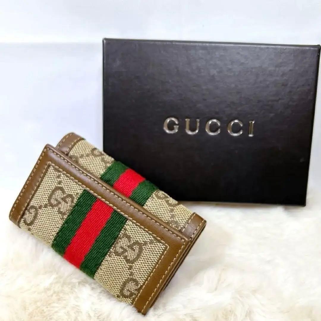 【超美品】GUCCI 6連 キーケース キーフック キーリング キーチャーム