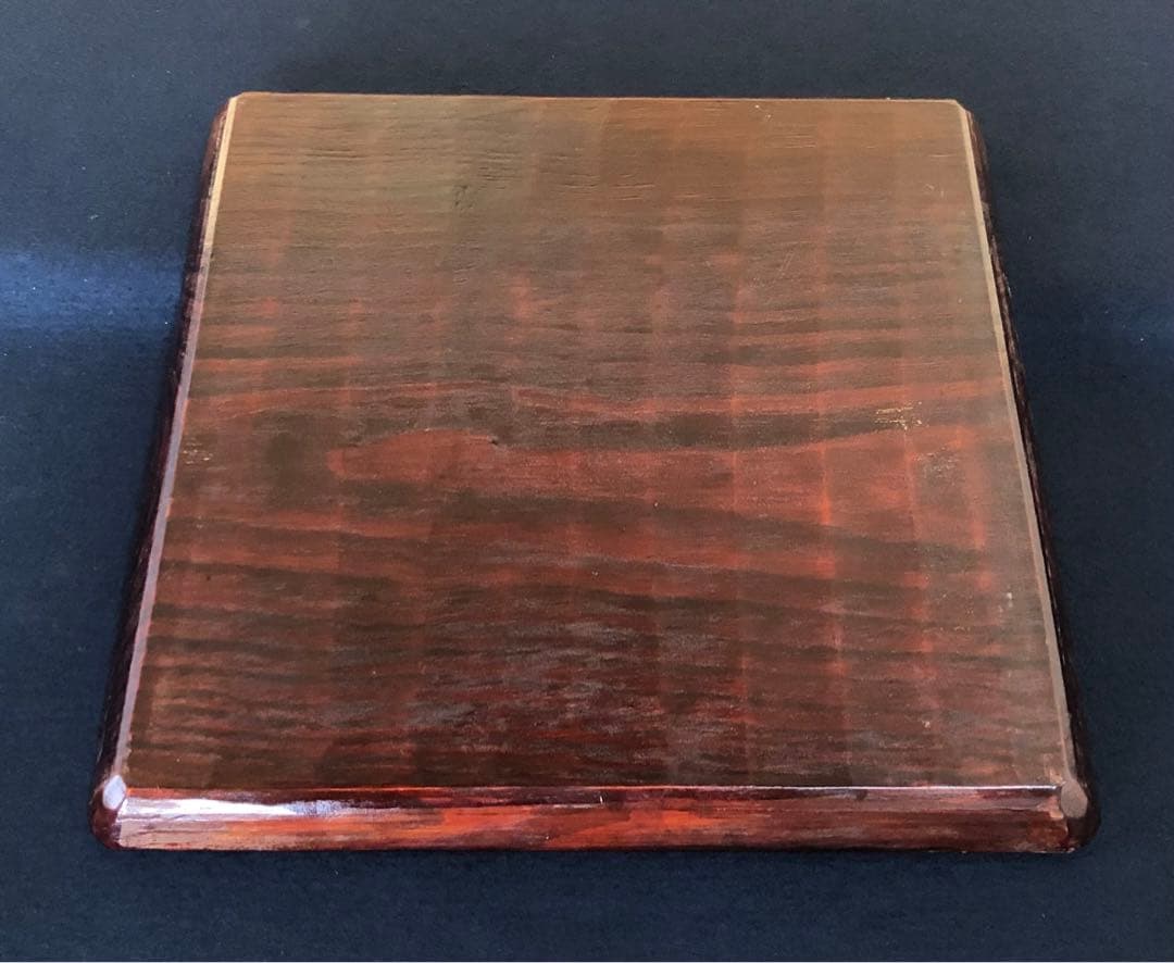 割引❗️《R》伝統工芸 讃岐彫 四方膳5客 会席膳 讃岐盆 刳抜 260120き5