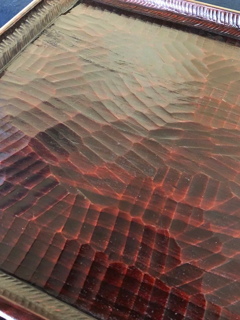 割引❗️《R》伝統工芸 讃岐彫 四方膳5客 会席膳 讃岐盆 刳抜 260120き5