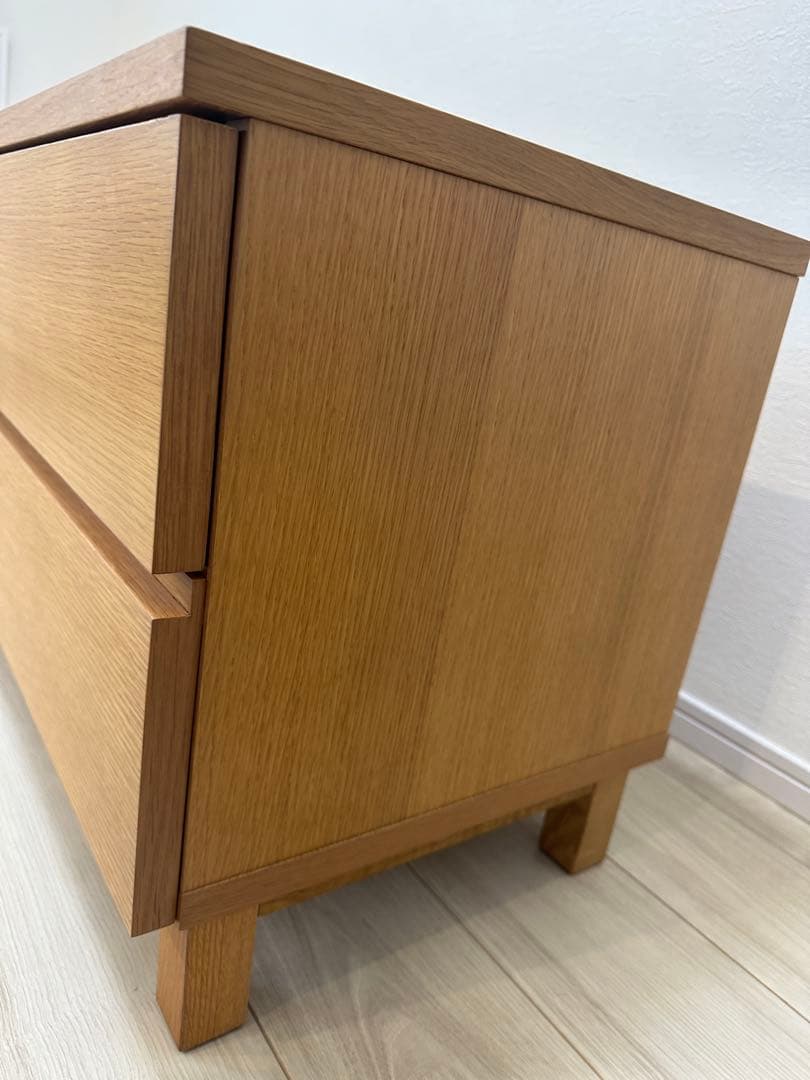 無印良品　AVラック オーク材 テレビボード110cm（廃盤品）