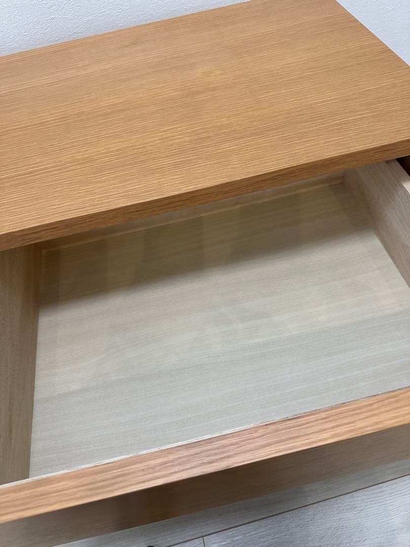 無印良品　AVラック オーク材 テレビボード110cm（廃盤品）