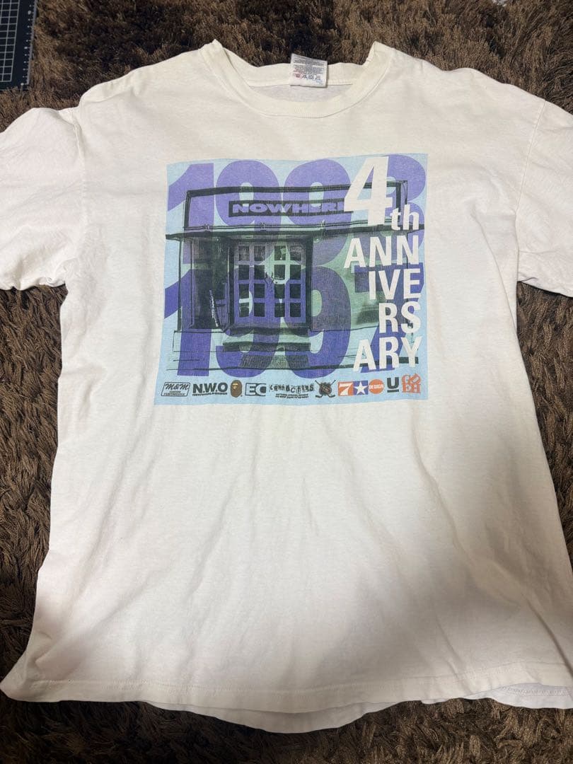 希少ノーウェア4周年記念　Tシャツ 当時物