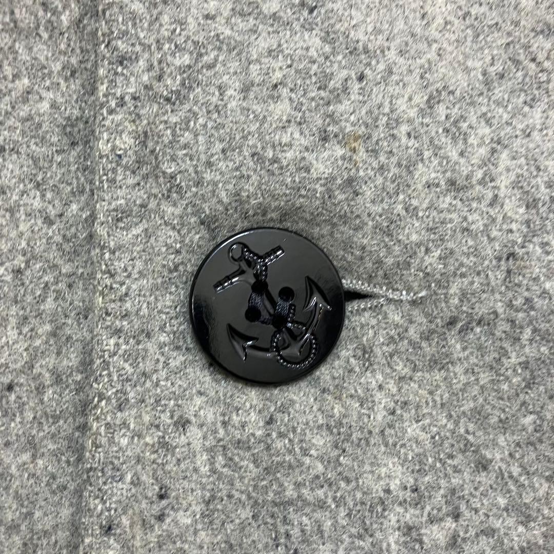 ショット✨モーターサイクルクラブ ワッペン USA製 ピーコート グレー 38