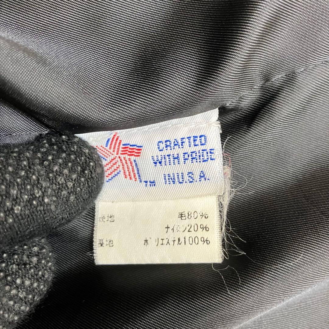 ショット✨モーターサイクルクラブ ワッペン USA製 ピーコート グレー 38