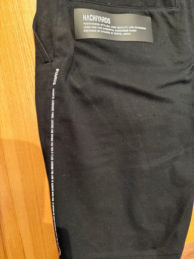 8 YARDS ハーフパンツS ホワイト/ブラック