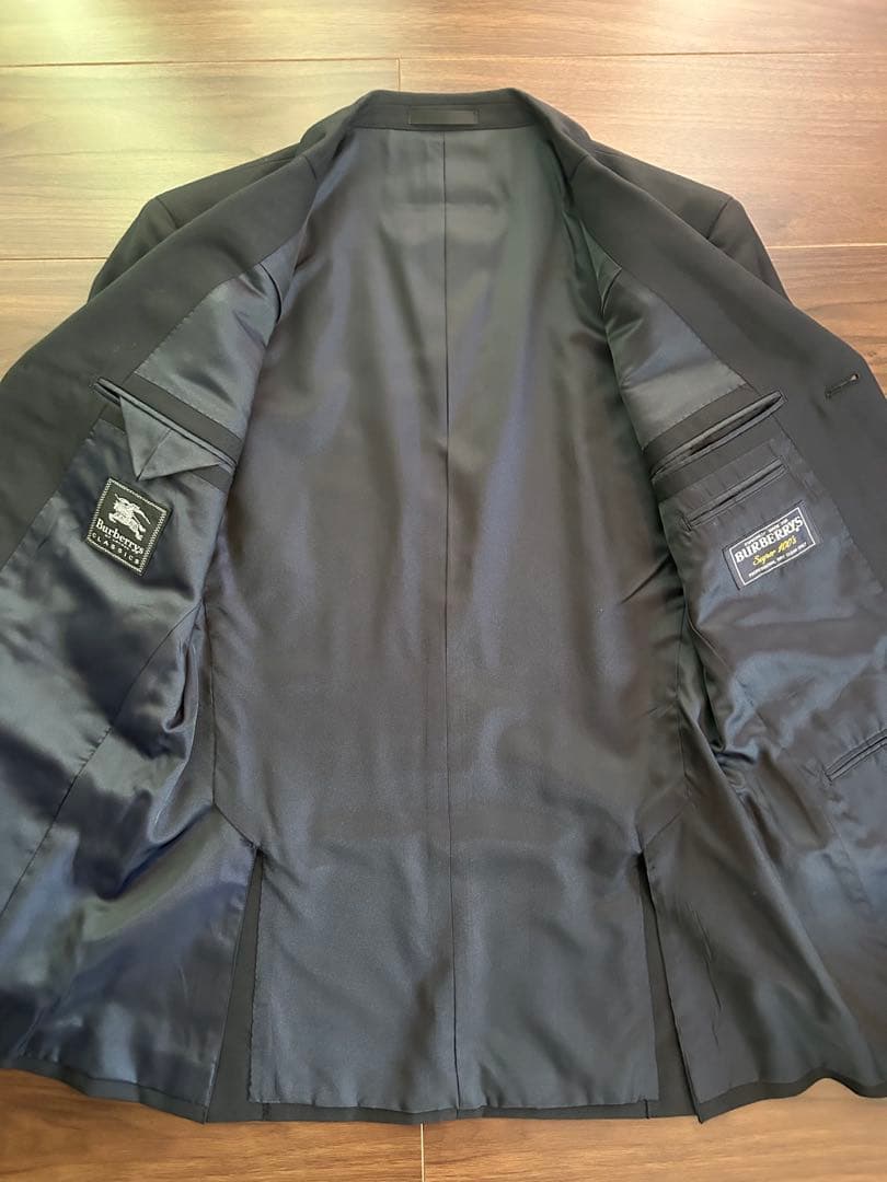 Burberry バーバリー　スーツ上下　セットアップ　ダークネイビー　美品