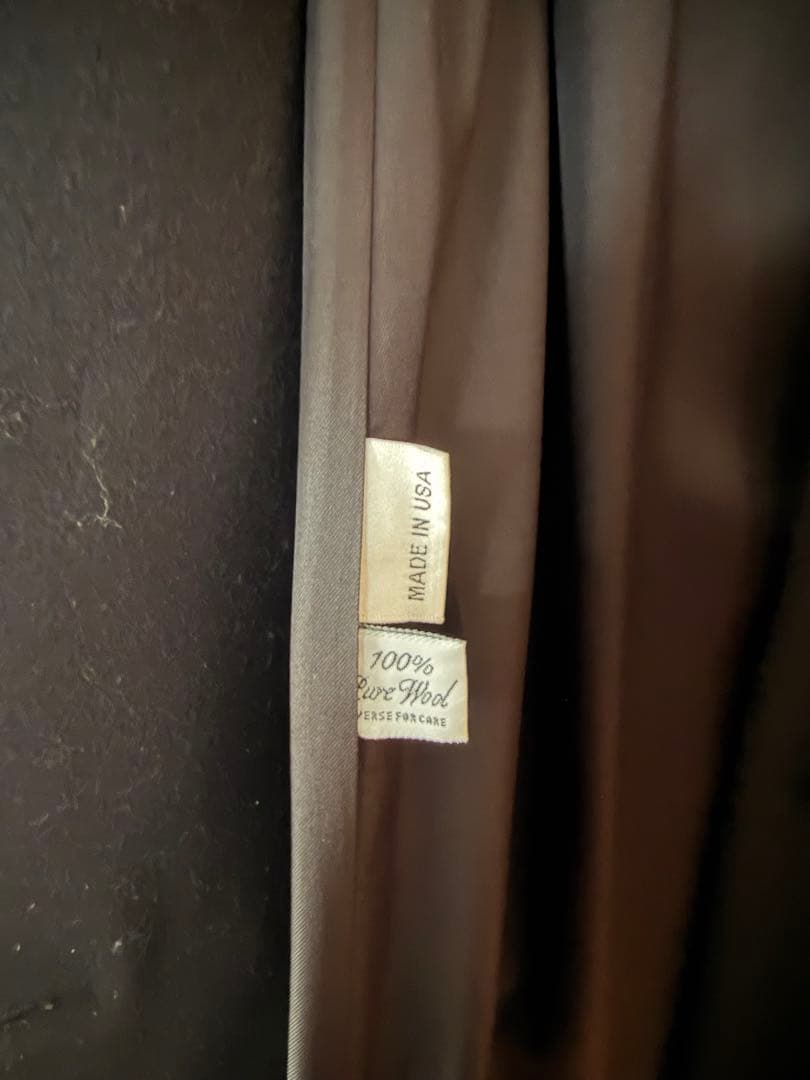 ウールロングコート　マキシ丈コート