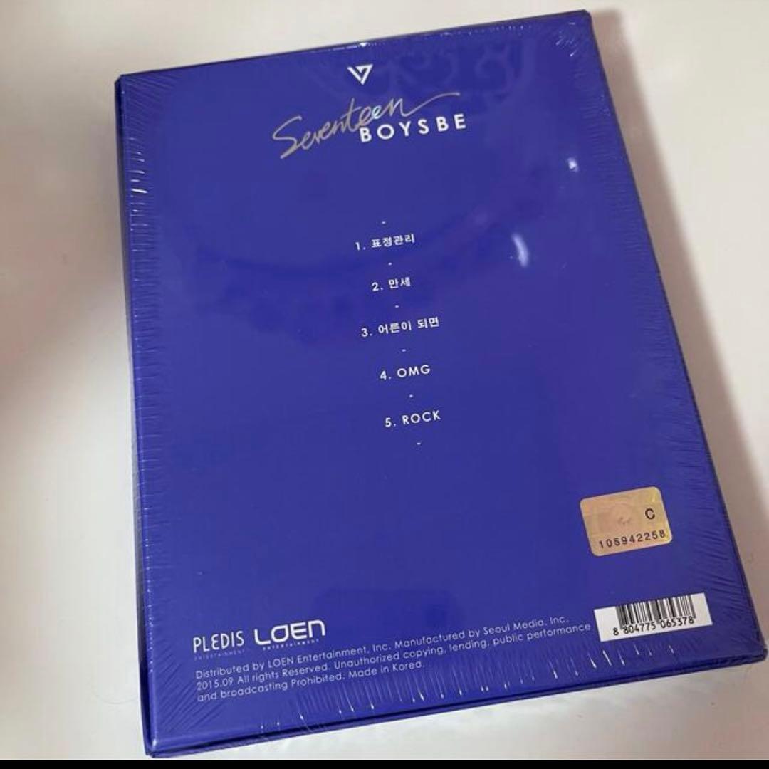 SEVENTEEN BOYS BE アルバム未開封