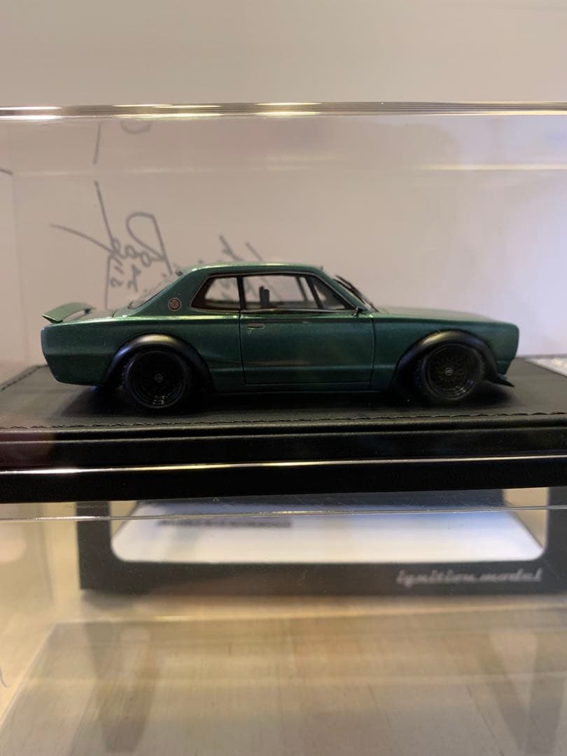 イグニッションモデル　1/43 スカイラインGT-R KPGC10 グリーン