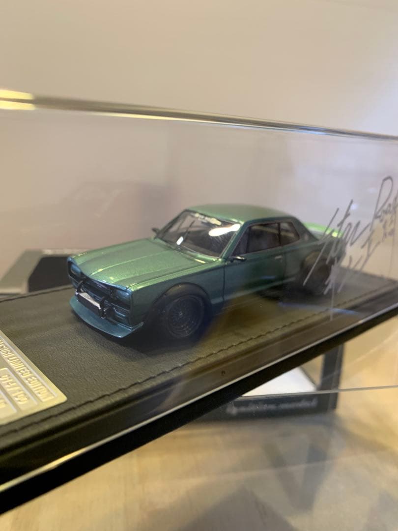 イグニッションモデル　1/43 スカイラインGT-R KPGC10 グリーン