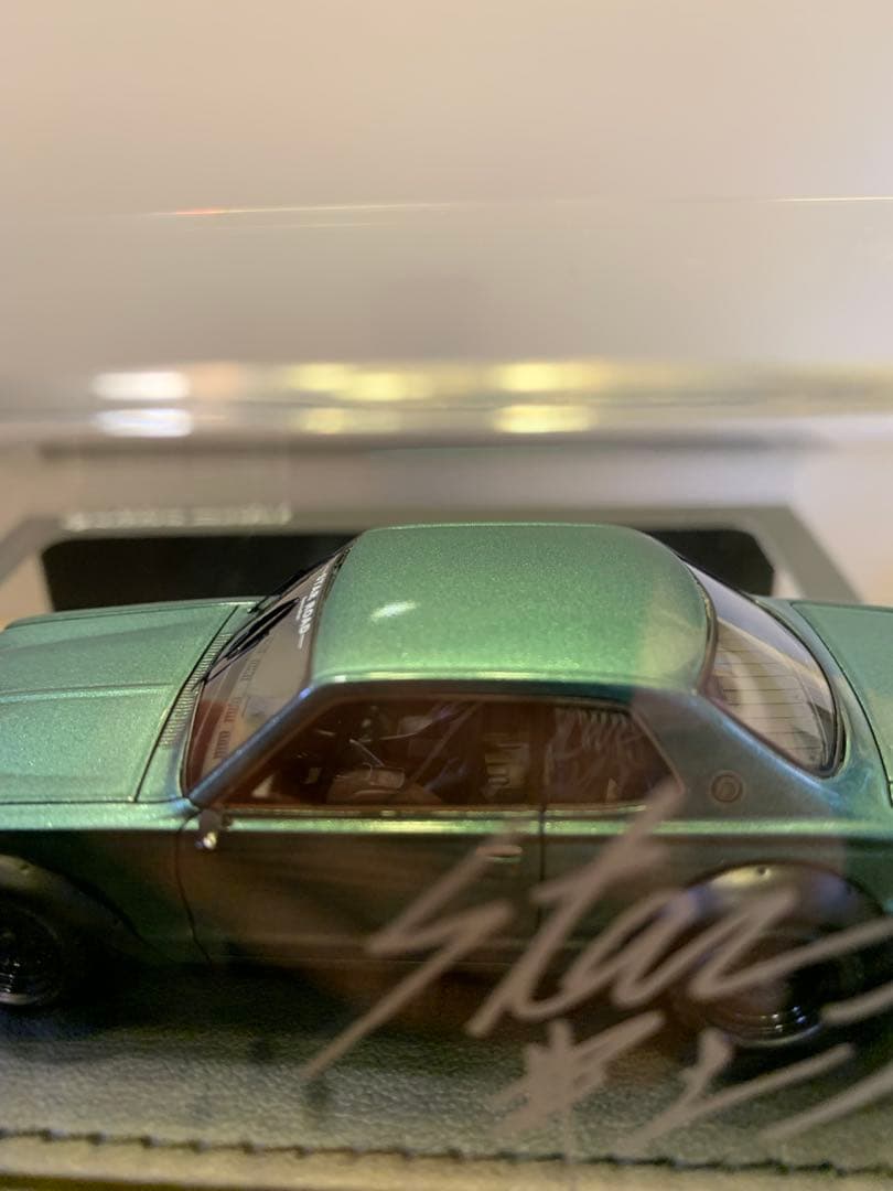 イグニッションモデル　1/43 スカイラインGT-R KPGC10 グリーン