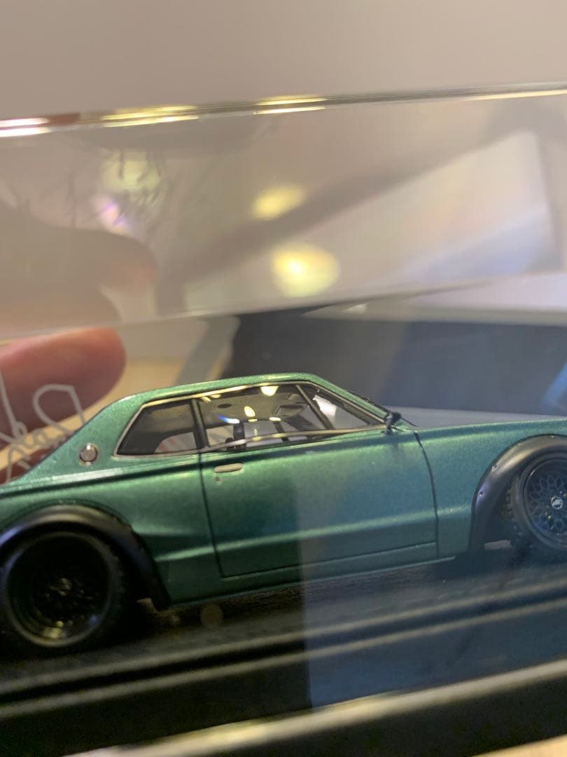 イグニッションモデル　1/43 スカイラインGT-R KPGC10 グリーン