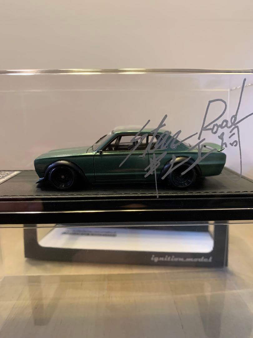 イグニッションモデル　1/43 スカイラインGT-R KPGC10 グリーン