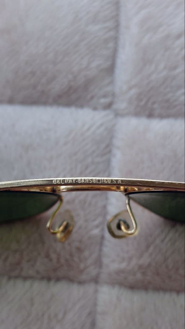 Ray-Ban ゴールド サングラス