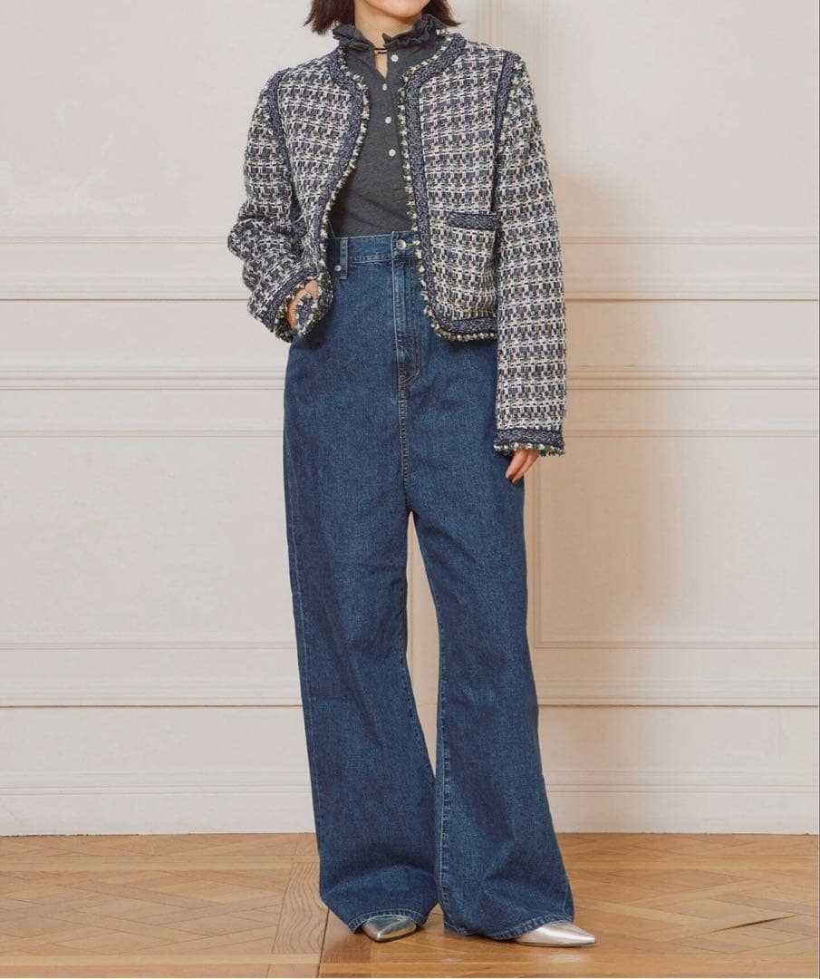 【新品】IENA LA BOUCLEハイウエストデニムパンツ