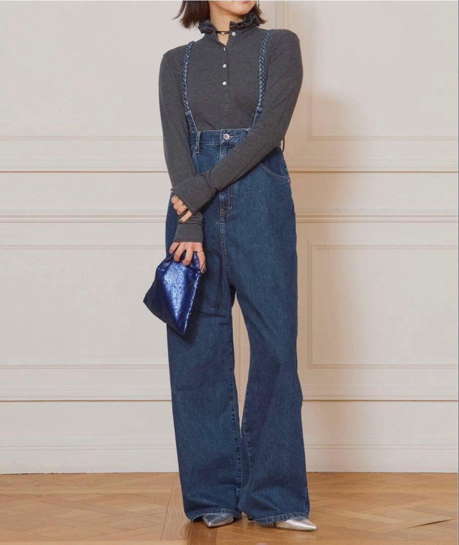 【新品】IENA LA BOUCLEハイウエストデニムパンツ