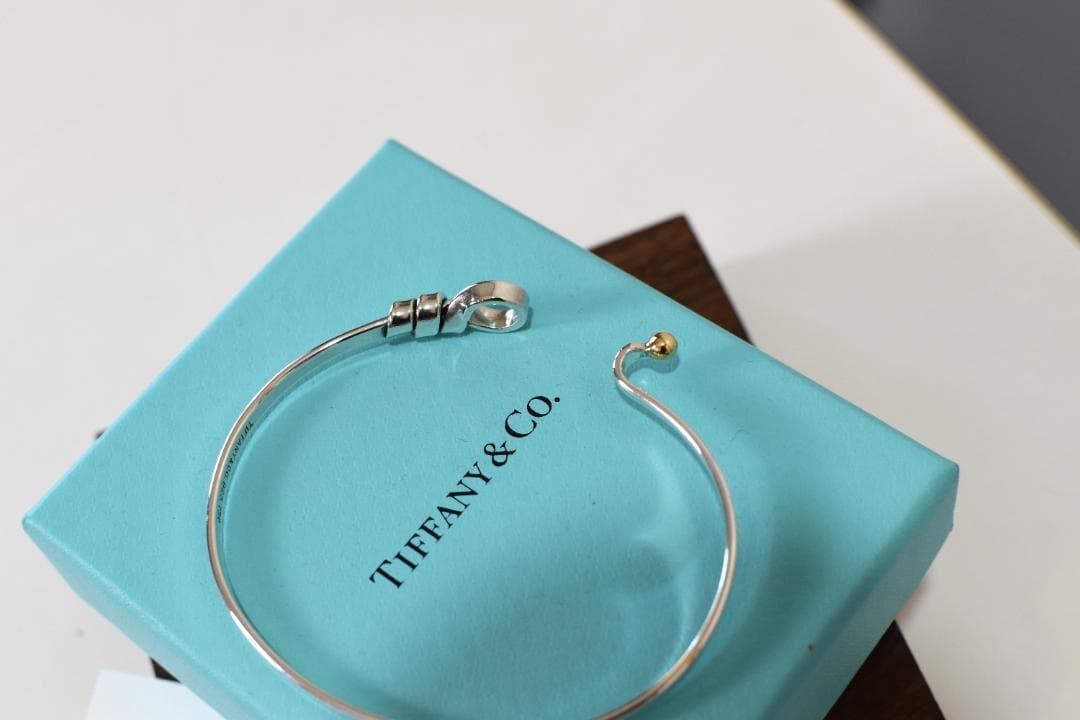▢■TIFFANY&Co.■▢ティファニー　　フック＆アイバングル