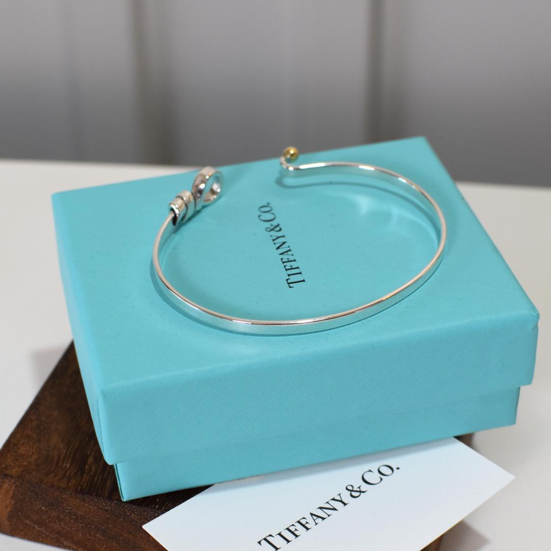 ▢■TIFFANY&Co.■▢ティファニー　　フック＆アイバングル