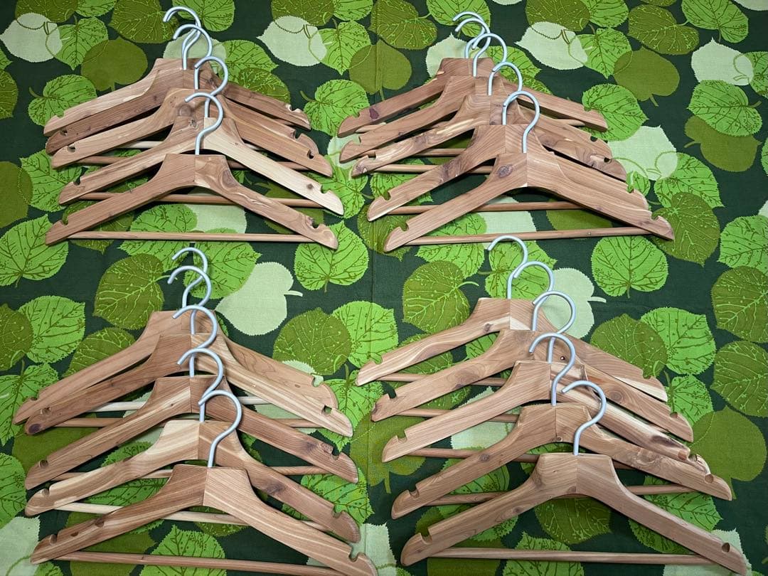 !!希少品!! 無印レッドシダーハンガー薄型 42本セット