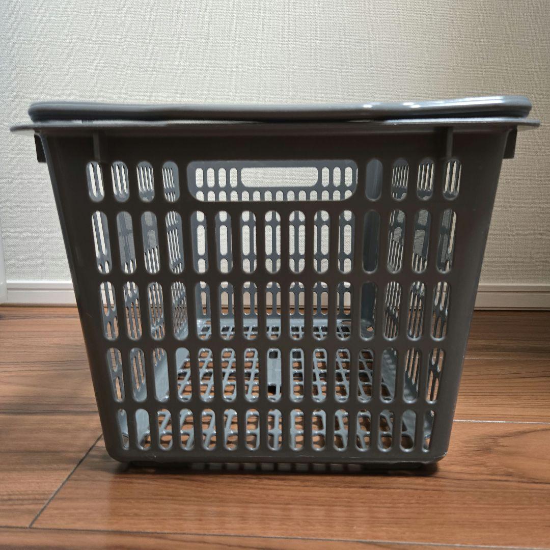 P.F.S. PARTS CENTER グレー バスケット　買い物 かご