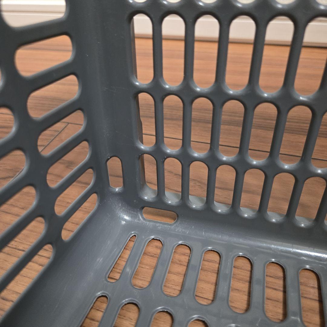 P.F.S. PARTS CENTER グレー バスケット　買い物 かご