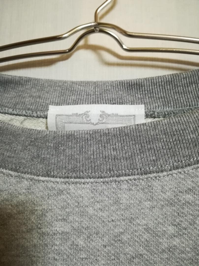 新品 BEARDSLEY 裾ラウンドプルオーバー スウェット グレー