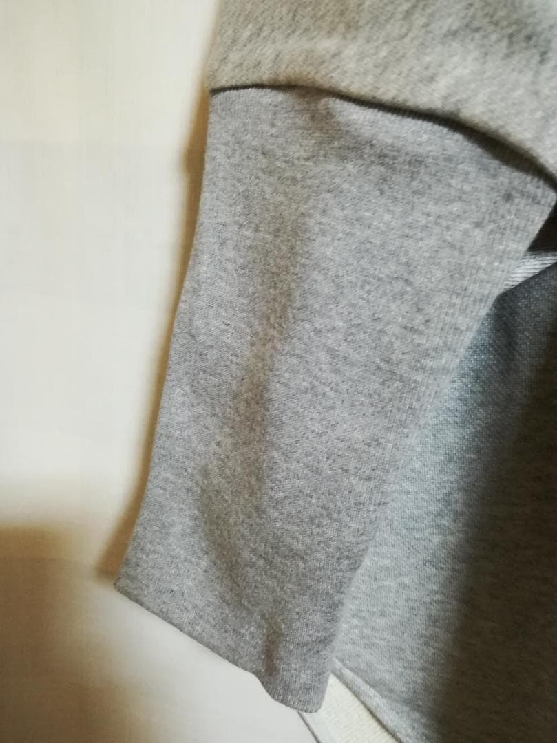 新品 BEARDSLEY 裾ラウンドプルオーバー スウェット グレー