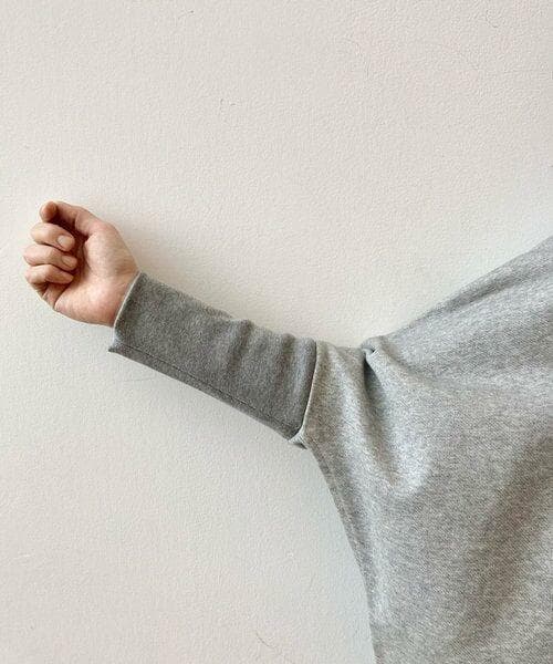 新品 BEARDSLEY 裾ラウンドプルオーバー スウェット グレー